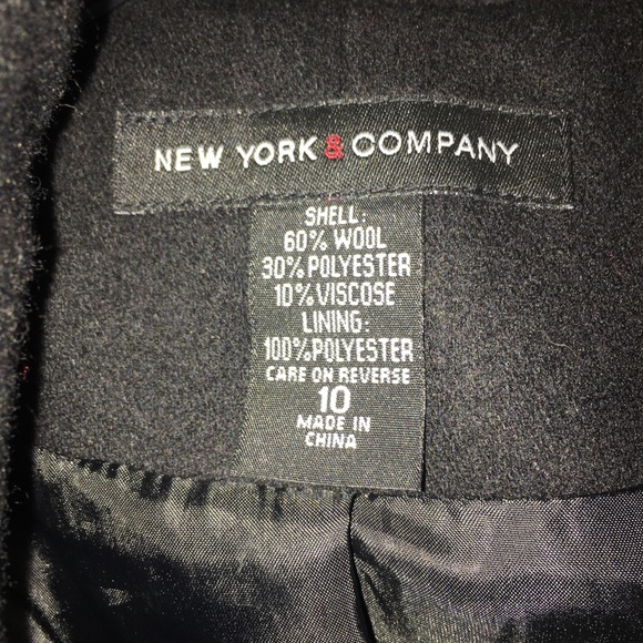 New York and Co. Knee length trench style. - Picture 2 of 2